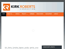 Tablet Screenshot of kirkroberts.co.nz